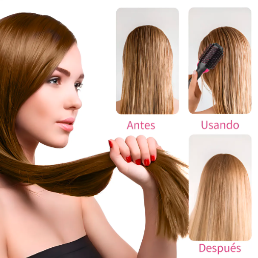 One Step Pro™ - Alisadora 3 en 1 - Peina, Seca y Alisa