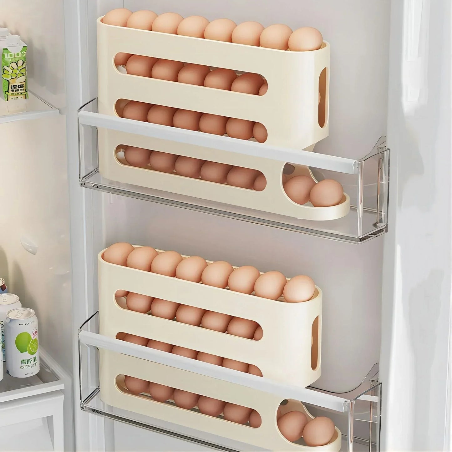 EggFlow Rack™ – Organizador Automático de Huevos