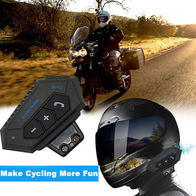 RideComm BT-12 – Intercomunicador manos libres para Casco