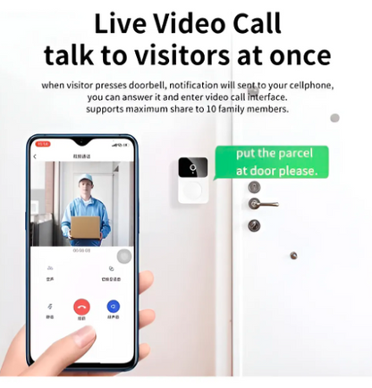 VisionHome Ring™ - Timbre Con Camara WiFi de seguridad