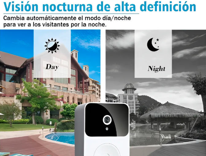VisionHome Ring™ - Timbre Con Camara WiFi de seguridad
