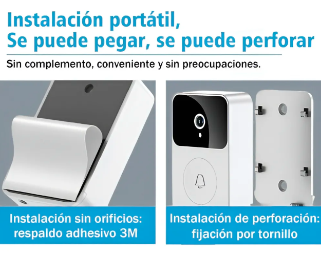 VisionHome Ring™ - Timbre Con Camara WiFi de seguridad