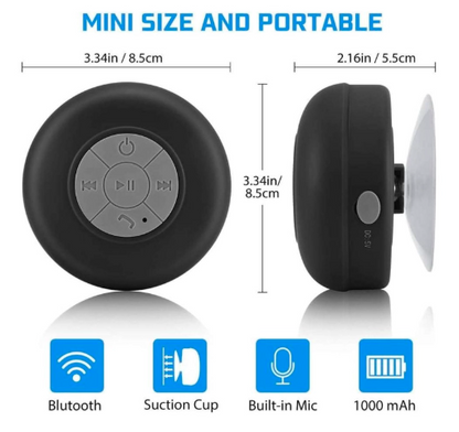 ShowerBeat™ – Mini Parlante de Ducha Resistente al agua