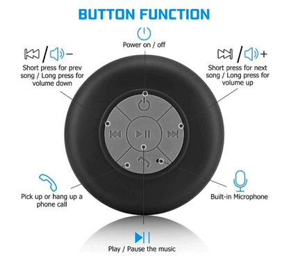 ShowerBeat™ – Mini Parlante de Ducha Resistente al agua