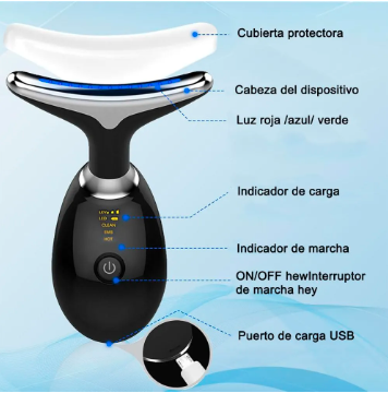 LIFTÉA™ - MASAJEADOR FACIAL LED ANTI EDAD