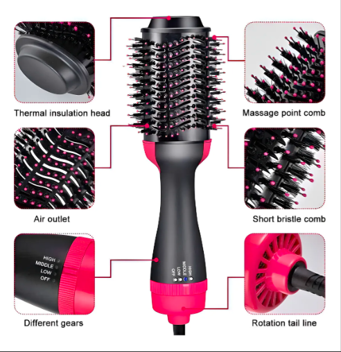 One Step Pro™ - Alisadora 3 en 1 - Peina, Seca y Alisa