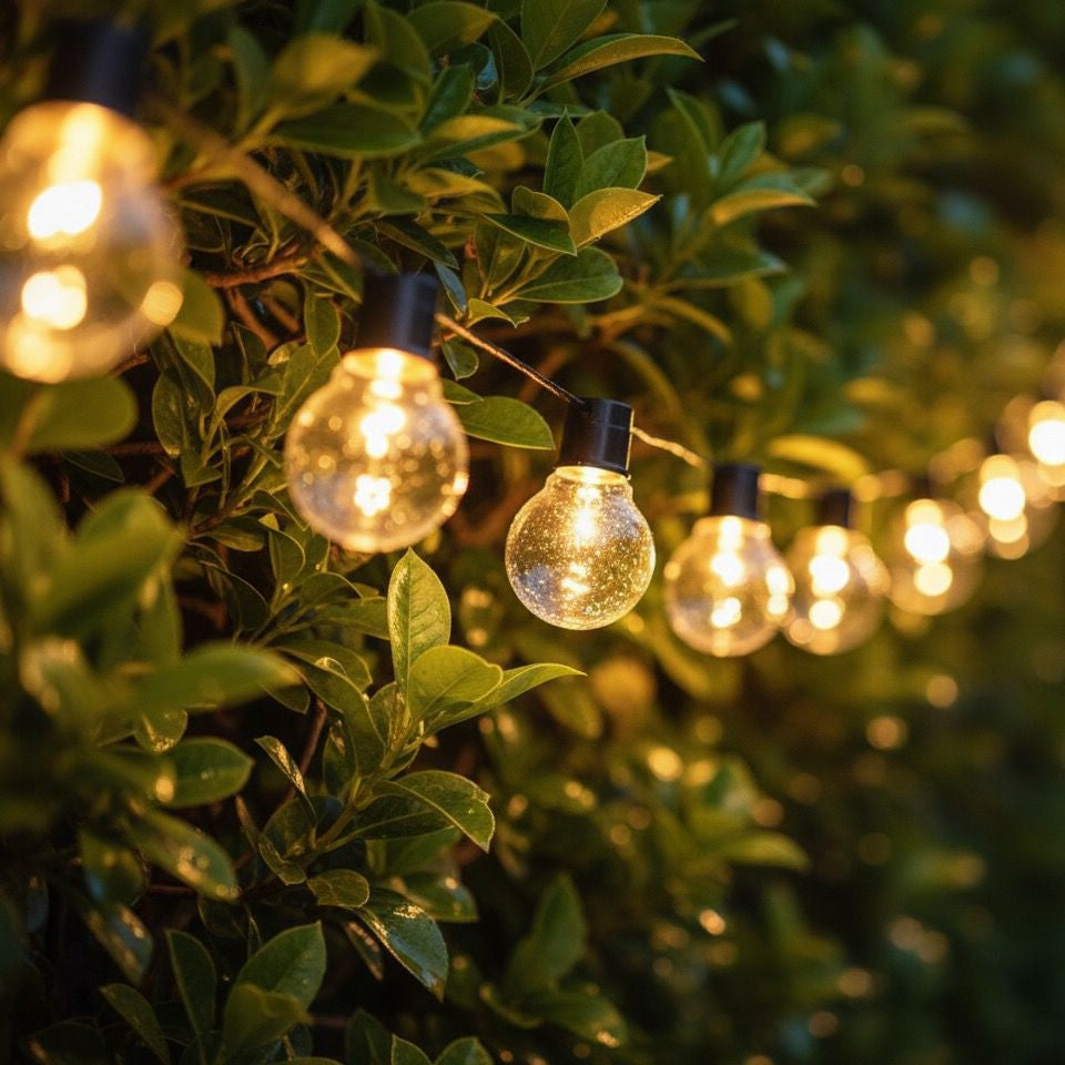 SolarGlow Ambience™ – Guirnalda Solar de Luz Cálida 10m