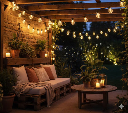 SolarGlow Ambience™ – Guirnalda Solar de Luz Cálida 10m