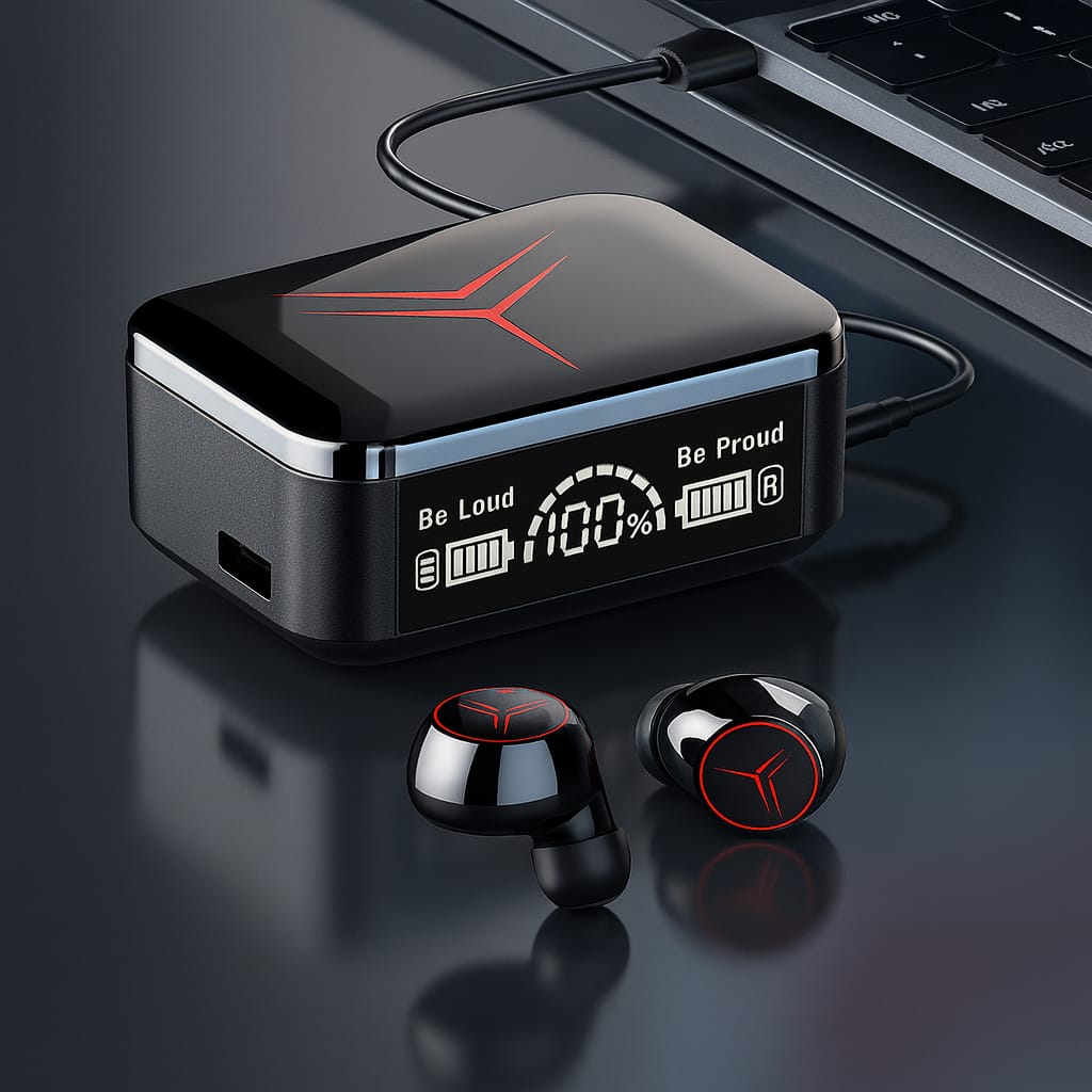 M88 Plus - Audífonos Inalámbricos con powerbank 2.000 mAh