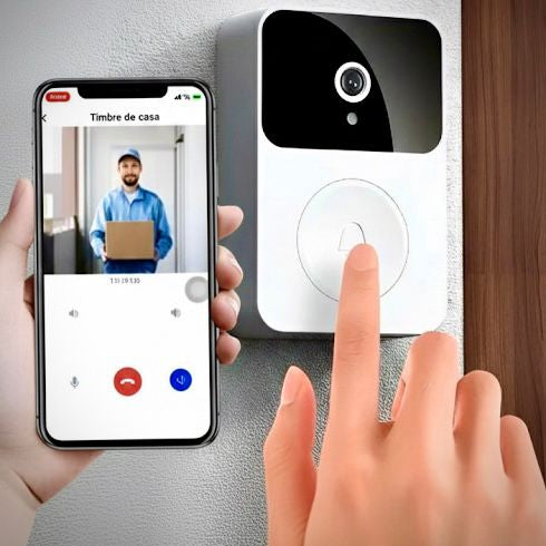 VisionHome Ring™ - Timbre Con Camara WiFi de seguridad